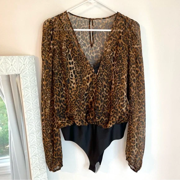 Cami NYC Leopard Print Bodysuit